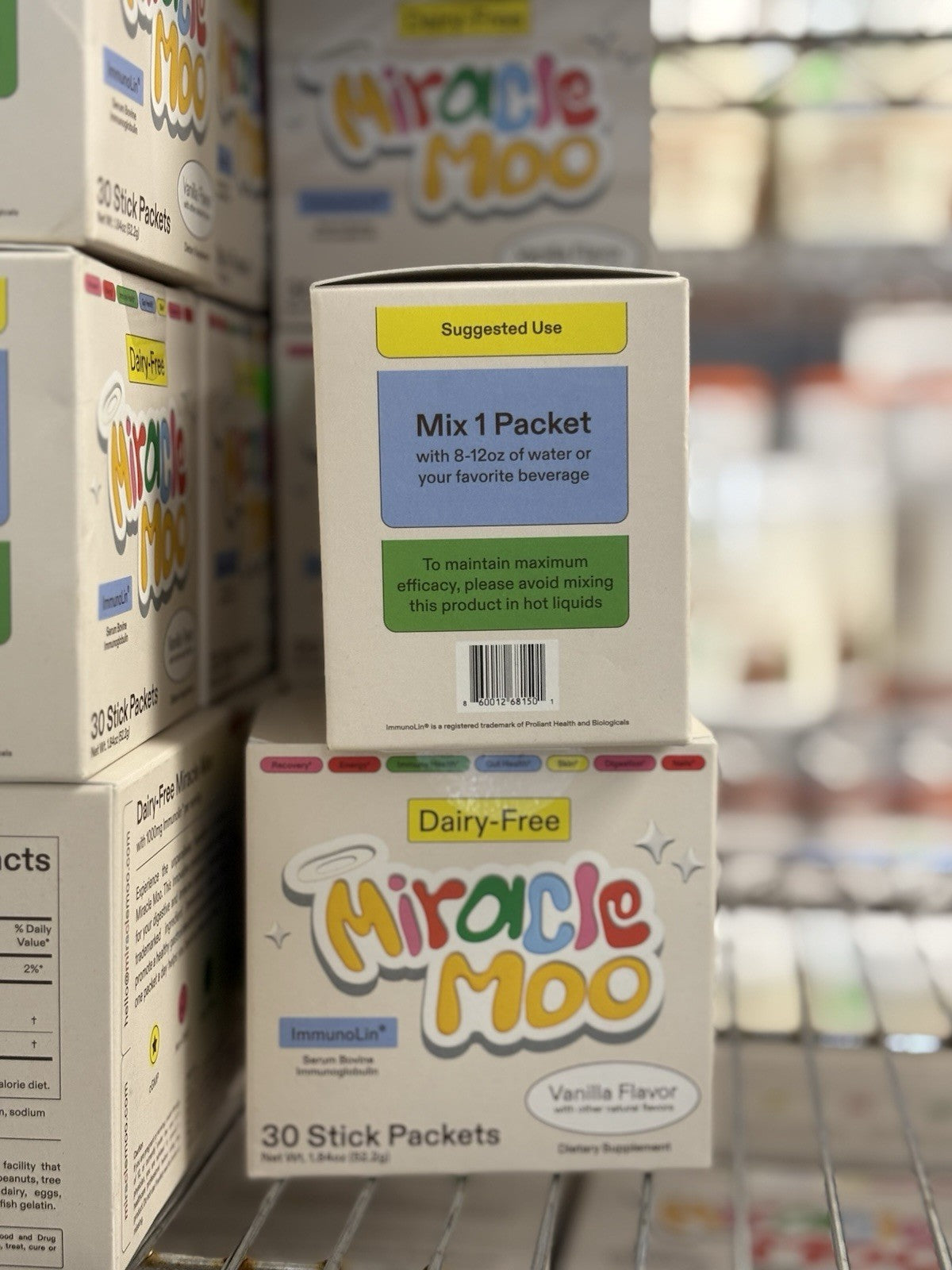 Miracle Moo Colostrum Immunolin Vanilla Flavor 30 Sticks1