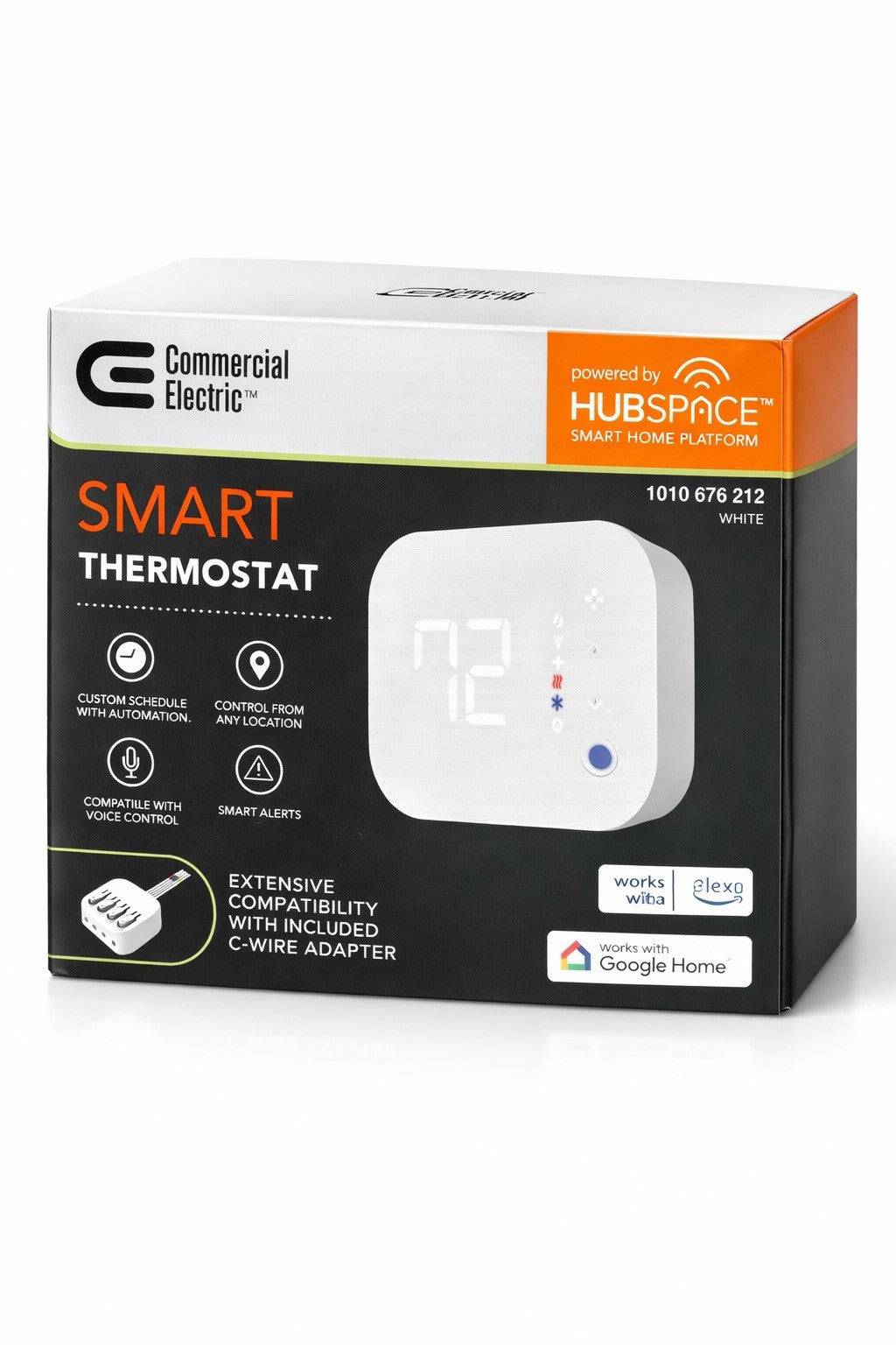 Commercial Electric Wi-Fi and Bluetooth Enabled Smart Programmable Thermostat0