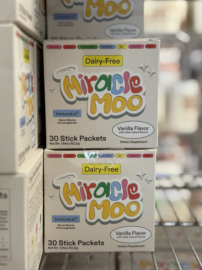 Miracle Moo Colostrum Immunolin Vanilla Flavor 30 Sticks0
