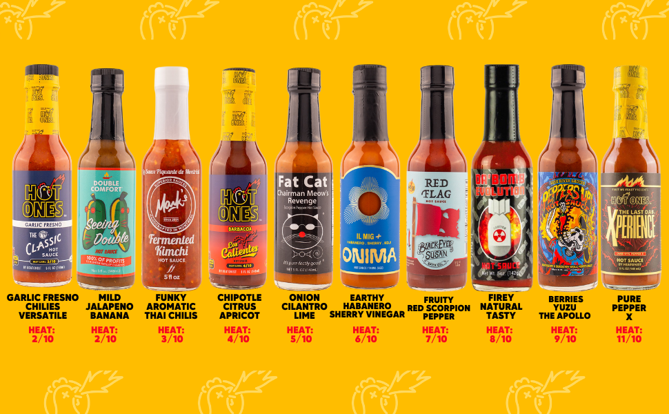 Hot Ones Hot Sauce 10 Pack - Season 24